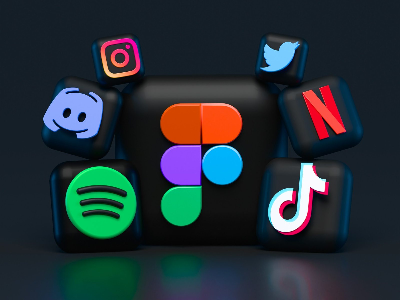 Icons representing social media and streaming platforms shaping digital culture